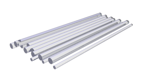 Труба прозрачная из акрила 70ø толщина 3мм