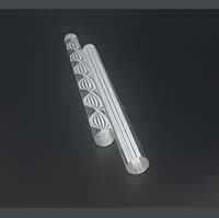 Стержни с узором из акрила 18ø длина 2000 мм