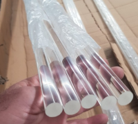 Круглые акриловые стержни прозрачные 35ø длина 2000 мм