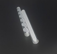 Акриловые прозрачные стержни из оргстекла «Косичка» 20ø